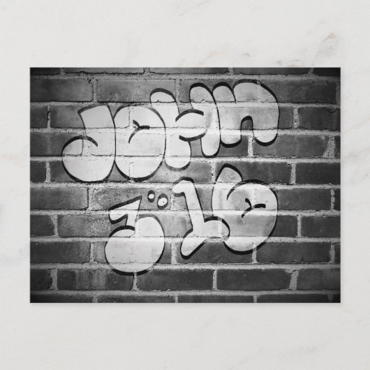 Carte Postale Graffiti John 3:16 (Devant)