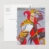 Carte Postale Graffiti Joker (Devant / Derrière)