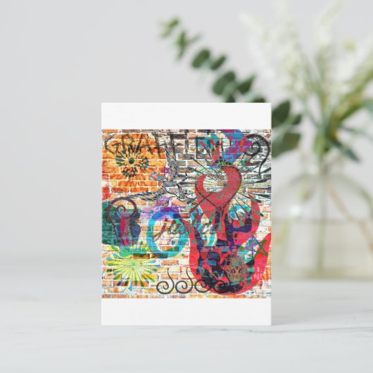 Carte Postale Graffiti Justice (Debout devant)