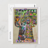 Carte Postale Graffiti Kimono (Devant / Derrière)