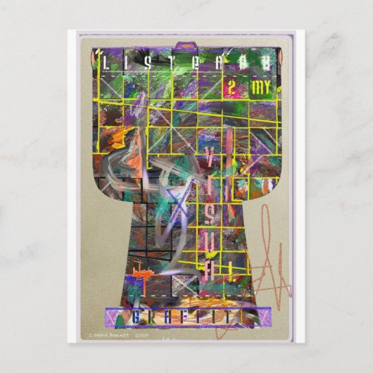 Carte Postale Graffiti Kimono (Devant)