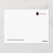 Carte Postale Graffiti : le nageur - (Dos)