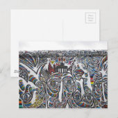 Carte Postale Graffiti mur de Berlin Est (Devant / Derrière)