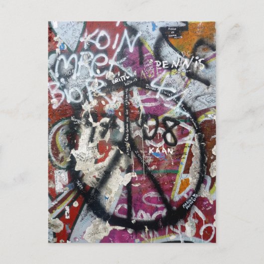 Carte Postale graffiti mural berlin (Devant)
