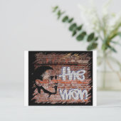 Carte Postale Graffiti Obama (Debout devant)