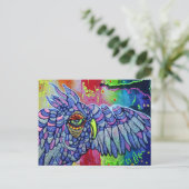 Carte Postale Graffiti Owl Art (Debout devant)