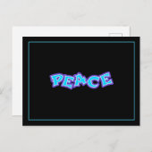 Carte Postale Graffiti Paix (Devant / Derrière)