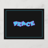 Carte Postale Graffiti Paix (Devant)