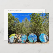 Carte Postale Graffiti Salutations ! (Devant / Derrière)