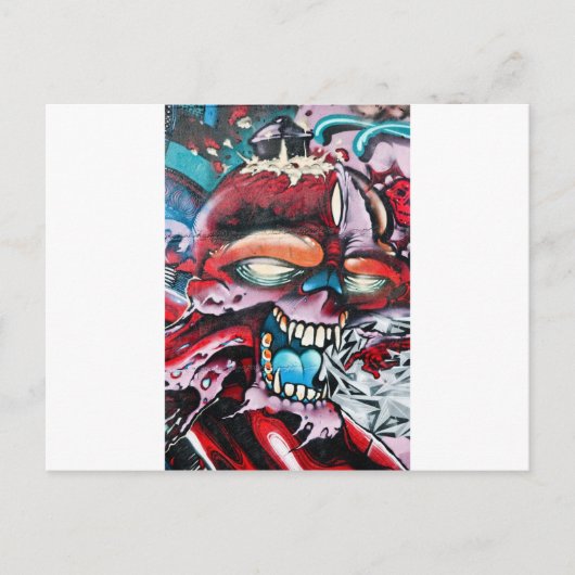 Carte Postale Graffiti Skull (Devant)