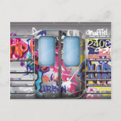 Carte Postale Graffiti Subway (Devant)