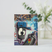 Carte Postale Graffiti suisse (Debout devant)