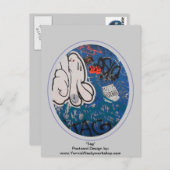 Carte Postale Graffiti "Tag" (Devant / Derrière)