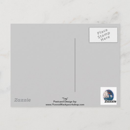 Carte Postale Graffiti "Tag" (Dos)