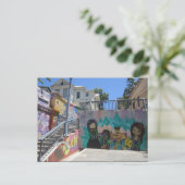 Carte Postale grafitti (Debout devant)
