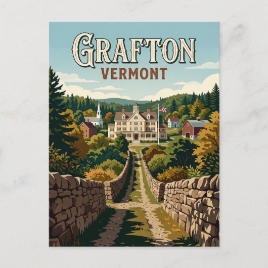 Carte Postale Grafton États-Unis (Devant)