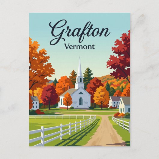 Carte Postale Grafton Vermont (Devant)