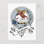Carte Postale Graham Clan Badge (Devant)