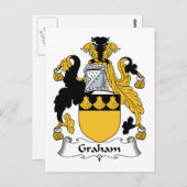 Carte Postale Graham Family Crest (Devant / Derrière)
