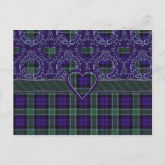 Carte Postale Graham Scottish tartan (Devant)