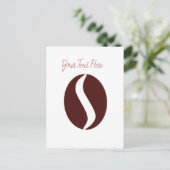 Carte Postale Graine de café funky (Debout devant)