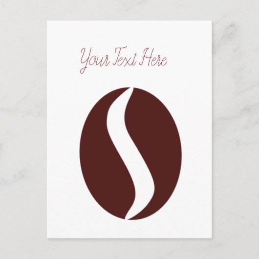 Carte Postale Graine de Café Funky (Devant)