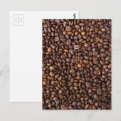 Carte Postale Grains de café ! (Devant / Derrière)