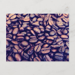 Carte Postale grains de café