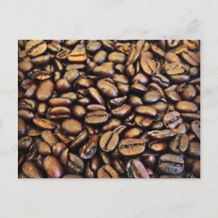 Carte Postale grains de café