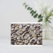 Carte Postale grains de café (Debout devant)