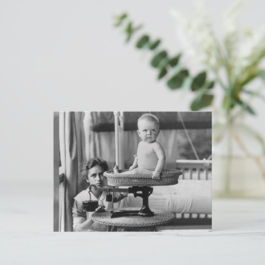 Carte Postale Graisse de bébé, 1912 (Debout devant)