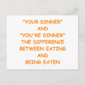 Carte Postale grammaire (Devant)