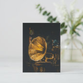 Carte Postale gramophone closeup (Debout devant)