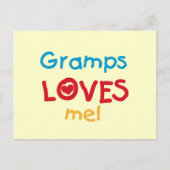 Carte Postale Gramps m'aime T-shirts et cadeaux (Devant)