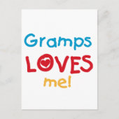 Carte Postale Gramps m'aime T-shirts et cadeaux (Devant)