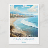 Carte Postale Gran Canaria Espagne Vintage voyage (Devant)