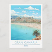 Carte Postale Gran Canaria Espagne Vintage voyage (Devant)