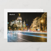 Carte Postale "Gran Via" (Devant / Derrière)
