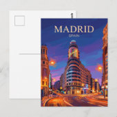 Carte Postale Gran Vía Espagne (Devant / Derrière)