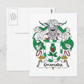 Carte Postale Granada Family Crest (Devant / Derrière)