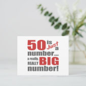 Carte Postale Grand 50e anniversaire (Debout devant)