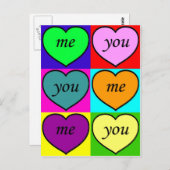 Carte Postale Grand amour (Devant / Derrière)