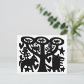 Carte Postale Grand arbre (Debout devant)