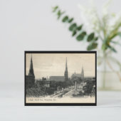 Carte Postale Grand Ave., Milwaukee, Wisconsin 1907 Vintage (Debout devant)