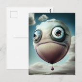 Carte Postale grand ballon vous regarde poster (Devant / Derrière)