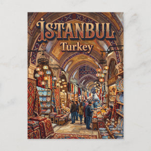 Carte Postale Grand Bazar Istanbul Turquie