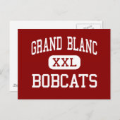Carte Postale Grand Blanc - Bobcats - High - Grand Blanc (Devant / Derrière)
