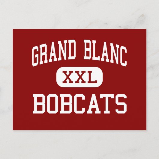 Carte Postale Grand Blanc - Bobcats - High - Grand Blanc (Devant)