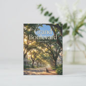 Carte Postale Grand Boulevard USA (Debout devant)