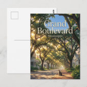 Carte Postale Grand Boulevard USA (Devant / Derrière)
